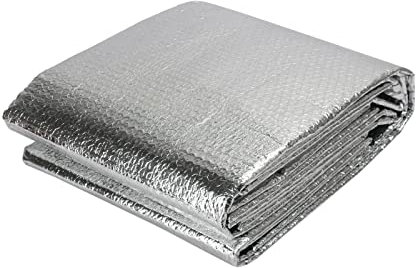 Radiator Insulation Reflective Foil - 5m x 60cm Heat Reflector Panels Sheet - Save Energy & Reduce Bills- Thermal Barrier for Attics Windows Garages RV Ducts