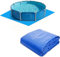 Suelo para Piscina Desmontable. Tapiz Suelo Piscina Desmontable para jardín. Suelo Piscina Exterior Cuadrado.Base Piscina Desmontable para cesped jardín. (275x275 cm)