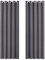 PONY DANCE Blackout Door Curtains - 2 Panels Thermal Insulated Curtains for Living Room Bedroom Kitchen Privacy Screen Heat Cold Blocking, 66 Inch Width x 84 Inch Drop, Grey