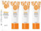 Orange Exfoliating Whitening Gel, Whitening Facial Cream Lotion Moisturizing Cream, Exfoliating Gel Face Whitening, Whitening Lazy Cream, Whitening Cream, Make-up Moisturizing (3PC)