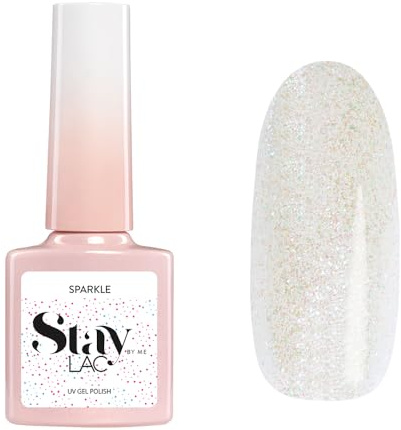 STAYLAC UV-Nagellack Sparkle 5 ml - Farben - Mehrfarbig - UV Lack Glitzer - Gel - Nägel - Nageldesign - Schellack