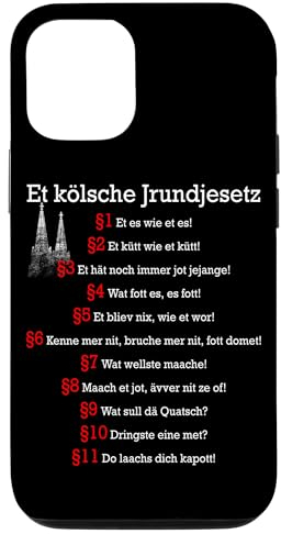 Et Kölsche Jrundjesetz Kölner Grundgesetz Kölsch Köln Hülle für iPhone 13
