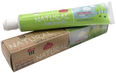 Umweltfreundliche Zahnpasta für Kinder, 1100 PPM Fluor + Calcium