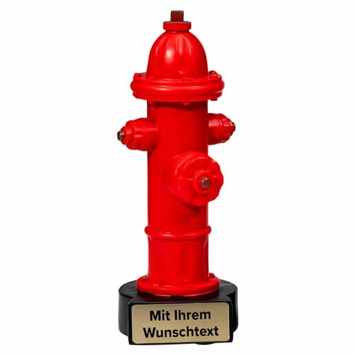 Deitert Trophäe Feuerwehr Hydrant 3er Serie 39670 rot 20 cm