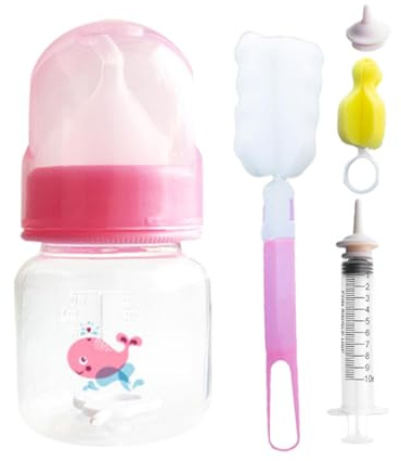 Puppy Bottles for Nursing Feeder Silicone Nipple Anti-Colic BPA Free | Kitten Bottles Milk Dispenser for Puppies, Kittens, Small Animals