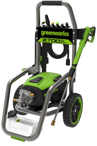 Greenworks Brushless 2700 PSI 2.3 GPM Max/ 1.2 GPM Electric Pressure Washer