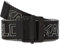 Karl Lagerfeld Jeans Women's Webbing Belt, Black, One Size