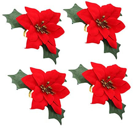 TOPBATHY Serviettes De Table Robustes Boucles De Serviettes Décoration De Table Coupe-Vent pour Le Dîner