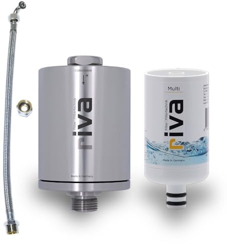 riva Multi Edelstahl Wasserfilter Set - Legionellen- und Bakterienfilter mit einer Porengröße von 0,1 µm - filtert effektiv Mikroorganismen