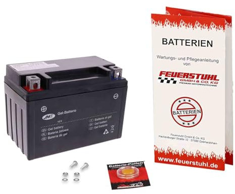 Gel Batterie für Barossa Silver Hawk 250, 2006-2008, wartungsfrei, einbaufertig (inkl. 7,50€ Pfand)