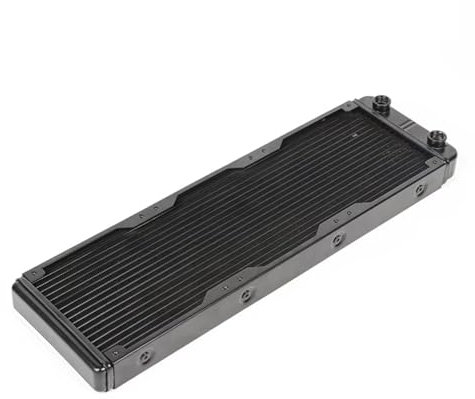 Tanques Radiador Refrigerante Motocicleta Enfriador Aluminio Enfriamiento Para Disipador De Calor Intercambiador De Líquido Enfriador De Agua De 18 Vías Fluviales Radiadores de motocicleta(360MM)