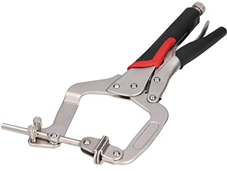 Woodworking Face Clamps, Quick Release Right Angle Pocket Hole Clamps, 2-in-1 Function, 180° Rotation, High Hardness, Antislip Handle for Woodworking Projects