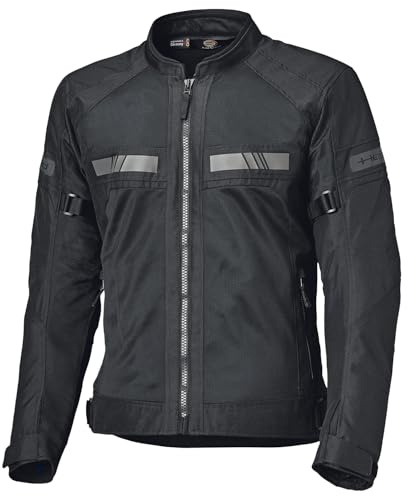 Held Tropic 4 Top Motorrad-Jacke Herren Schwarz L | Sommer Motorradjacke mit Mesh – CE zertifiziert – D3O Ghost Level 1 Protektoren Schulter & Ellbogen – atmungsaktiv