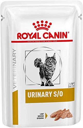 Royal Canin Veterinary URINARY S/O Mousse | 12 x 85 g | Diät-Alleinfuttermittel für Katzen | Kann zur Auflösung von Struvitsteinen und zur Verringerung von Rezidiven beitragen