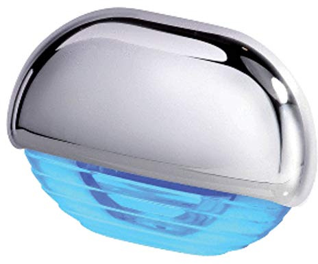 HELLA 2JA 958 126-101 Einstiegleuchte - LED - 12V/24V - Lichtscheibenfarbe: glasklar - LED-Lichtfarbe: blau