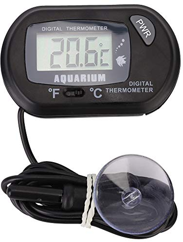 Aquarium Thermometer Digital LCD Aquarium Wasserthermometer Reptile Terrarium Temperaturanzeige für Fahrzeug Reptile Terrarium, -50 ℃ ∽ 70 ℃