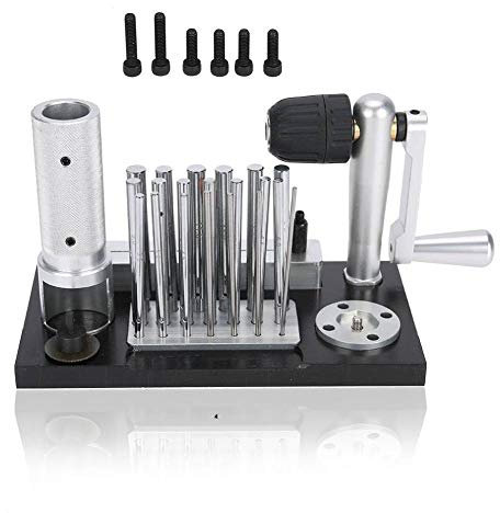 Steel Jump Ring Maker, Sturdy Stainless Steel Manual Jump Ring Maker Machine Jewelry Tool with 20 Mandrel Accessory for Jewelry Makers