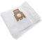 vhbw 5x sacchetto compatibile con Hoover Silent Energy, Telios Plus aspirapolvere - in microfibra, 24,8cm x 30,9cm, bianco