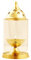 Frienemy Presents Messing Akhand Jyot Diya Mit Geformtem Glas & Ständer, Öl-Puja-Lampe, Haus-Tempel-Dekor, Diwali-Geschenkartikel, 10.9 '' cm #Frienemy-865