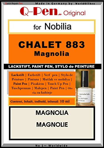 Q-Pen Ausbesserungsfarbe passend für nobilia Chalet 883 Magnolia
