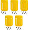 Lot de 5 Support de Batterie Clips de Ceinture avec Vis Compatible avec Dewalt 18V 60V Batterie DCB200 DCB201 DCB202 DCB203 DCB204 DCB205