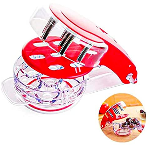YATEICBC 6 Cherry/Olive Stoner, Herramienta de Cocina para Hogar Cerezo de Mano Pitter Corer Olives Pit Fácil Remoción Sostenedor de Clavos (blanco)