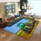 Proxiceen Teppich Traktor Muster Wohnzimmer Schlafzimmer Teppich Anime/Cartoon Yogamatte/Kinderzimmer Teppich (A3,140 x 200 cm)
