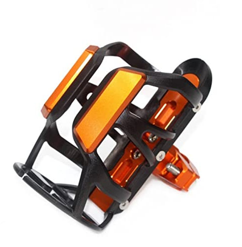 Accessoires Moto pour Honda Forza 125 250 300 350 750 FORZA350 FORZA750 Moto Boisson Bouteille d'eau Boisson Porte-Gobelet Personnalisable (Couleur : Orange)