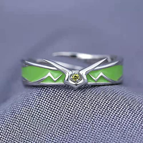 XJruixi Anime Code Geass Ring Lelouch Adjustable Cosplay Unisex Couple Lover Rings Prop Jewelry Gift Accessories