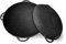 Dutch Oven Topf mit Deckel - Gusseisen Dutch Oven - Gusseisen Kochgeschirr Set - Usbekisch Kazan Gusseisen - Premium Camping Kochgeschirr - 2 in 1 Deckel als Bratpfanne + Kessel 12,5 Quarts (12L)