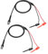 2Pcs BNC Test Leads Set, Cable Oscilloscope Probes Signal Generator Cable Testing Hook Bnc To Dual Coaxial Cable for Oscilloscope with BNC Interface
