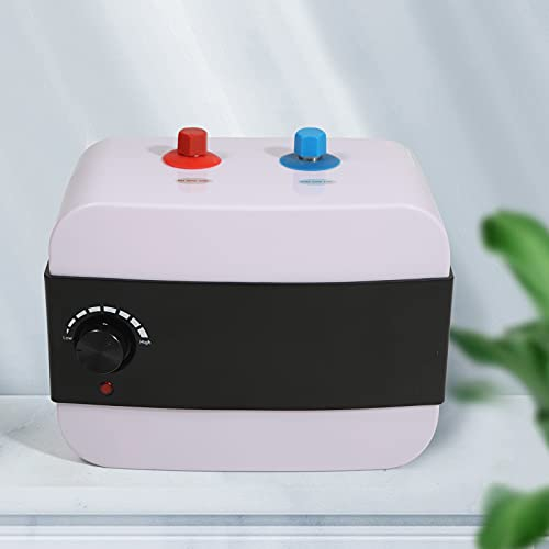 Elektrische Durchlauferhitzer 1500W Elektro Warmwasserbereiter 6L Warmwasserspeicher Durchlauferhitzer Boiler für Küche Garten Bad Weiß