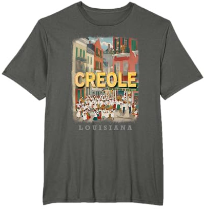 Creole Louisiana LA French Quarter Delight SD198 T-Shirt