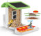 K&F Concept Solar Battery Powered Wireless Bird Feeder Camera, Smart Auto Capture & Notify Detected Birds, for Bird Lovers