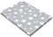 Baby Delux Laufgittermatratze 75x100 cm für Laufstall Laufgitter Big Stars Grey Schaumstoff Oeko-TEX Zertifiziert