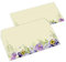 20 Briefumschläge DIN Lang Motiv Natur Veilchen Blumen pastell Umschlag Kuvert für Brief Geld Gutschein Geschenk Post
