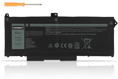 LUSONBAY Batterie d'ordinateur Portable RJ40G pour Dell Latitude 14 5420 Latitude 15 5520 Precision 15 3560 Series P137G P137G001 P104F P104F001 P104F002 005R42 075X16 01K2C2C2C2C2C2 F WY9DX 0. WK3F1