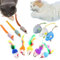 TYXHXTF 11 Pack Catnip Toys - Catnip Plush Mouse Toys for Indoor Cats, Adult & Kitten Cat Playing, Teeth Cleaning