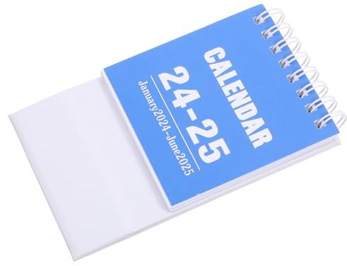 Tofficu Tischkalender Dekorativer Stehkalender Für Büro Und Zuhause Praktischer Monatskalender Mit Spiralbindung Robustes Für Tägliche Nutzung Zur Planung Von Terminen Und Besonderen