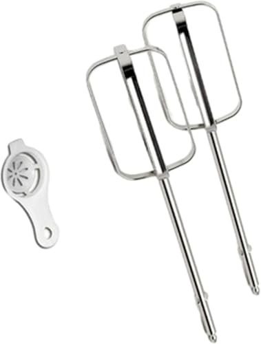 Daaxing Accessoires de fouet à main, accessoires de mélangeur en acier inoxydable, batteur de rechange pour KENWOOD (quatre bâtons x 2)