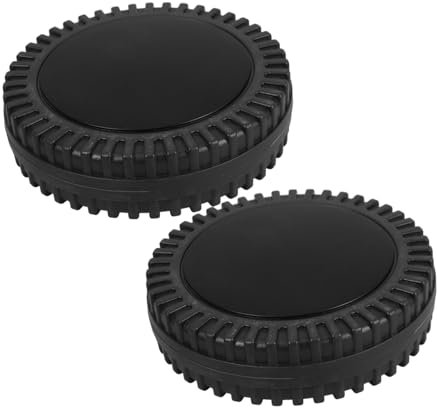 MILISTEN Ruedas de Repuesto para Parrilla Carrito Cubierta para Ruedas Ensamblaje Alta Capacidad de Carga Resistente al Desgaste por Calor Peso Ligero