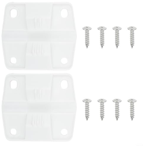 Aprilsunnyzone Cooler Hinges Replacement For COLEMAN Cooler Models, 2X Cooler Hinges 8X Screws 5283-1141