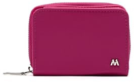 MISAKO Merope Petit Porte-Monnaie en Nylon - Petit Portefeuille pour Femme - Spacieux et résistant Merope Fuchsia 8 X 11 X 2 cm
