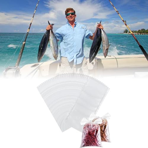 PVA Beutel Angeln,120pcs PVA Beutelen Karpfenangeln,Schnell Auflösende PVA Bags,PVA Wasserlöslich Baits Bags,für Karpfenköder Dissolving Schnell Lure Taschen