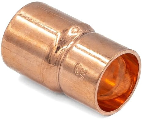Raccord à souder cuivre DVGW mamelon réduit filetage mâle - femelle (18 x 15)