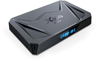 Android 14.0 TV Box, X96Q PRO+1 Tv Box ROM H728 Quad Core 64-Bit Support HD 4K/ 3D/ H.265 Ethernet 2.4/5G Dual Wifi 10/100M BT 5.0 Set Top Box,4GB+64GB