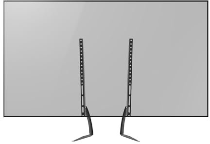Universal TV Stand, Metal TV Feet Legs for 32-70 inch LCD/LED/OLED/Plasma Flat&Curved Screens, Height Adjustable, Replacement TVs Stand Legs for Screen, Max 35kg