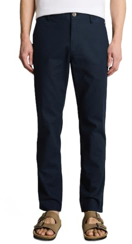 TOM TAILOR Herren Chino Hose mit Leinen-Anteil