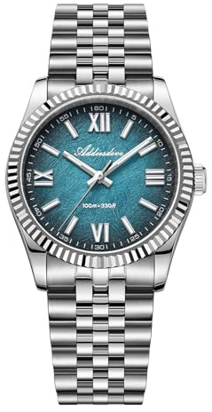 ADDIESDIVE 36mm Luxus quarzuhr Herren 100m Wasserdicht AD2512 | ADDIESDIVE 36mm Luxus quarzuhr Herren Saphirglas BGW9 Leuchtende Uhr analoge Uhr Herren 100m Wasserdicht AD2512