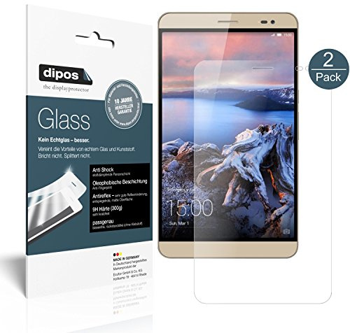 dipos 2x Displayschutzfolie 9H matt für Huawei MediaPad X1 / X2 7.0